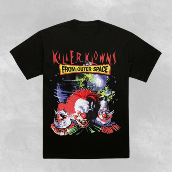 Front & Back Killer Klowns From Outer Space T-Shirt - Picture 1 of 4